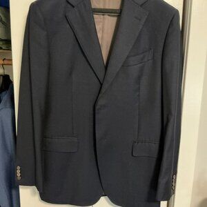 Suitsupply Napoli Navy Suit Jacket, Pure Wool Super 110, Size 44R